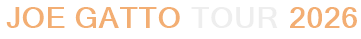 Joe Gatto Tour 2026